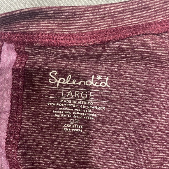 Splendid Long Sleeve Tee Size L - Picture 3 of 3